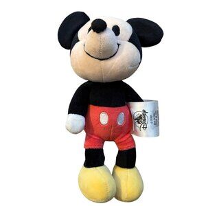Disney Mickey Mouse Plush Toy 12" Classic Red Shorts & Yellow Shoes